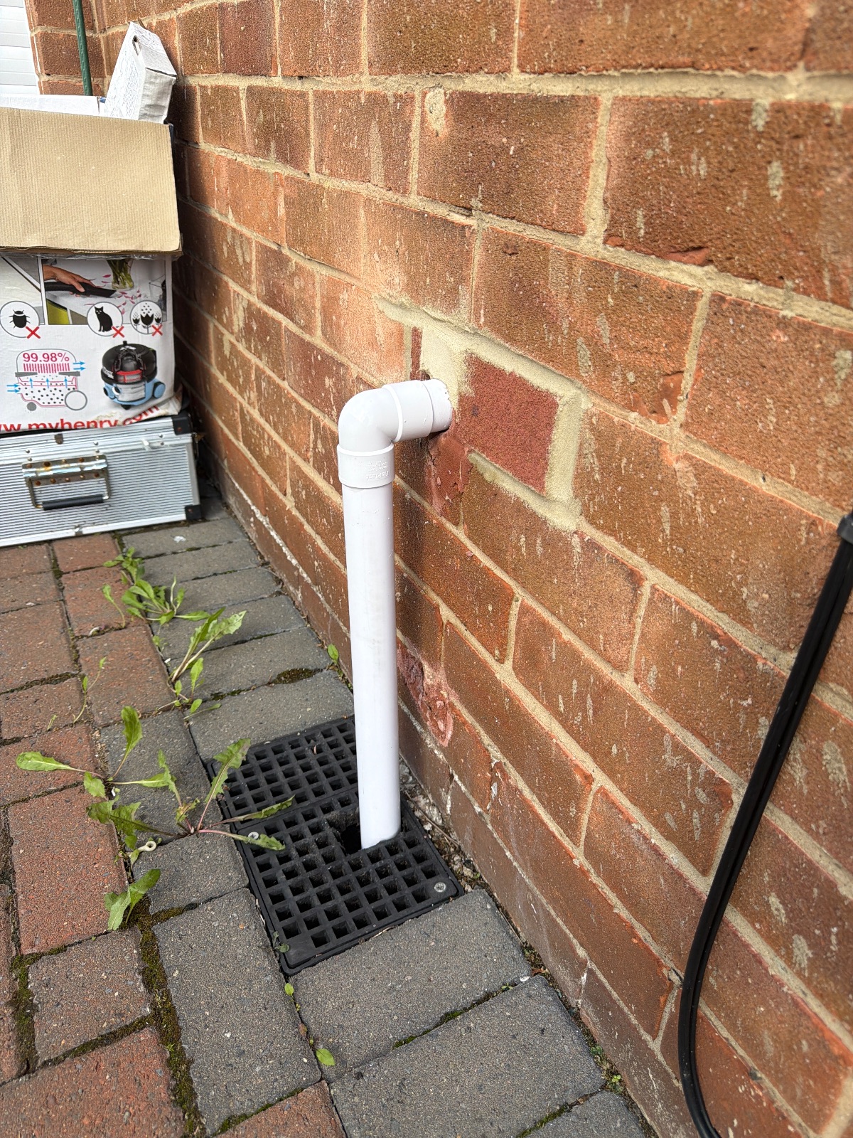 pipe from the kitchen sink - external pipe is damaged and leaking. We replaced and tested near Meldon Avenue, South Shields — PK Plumbing
