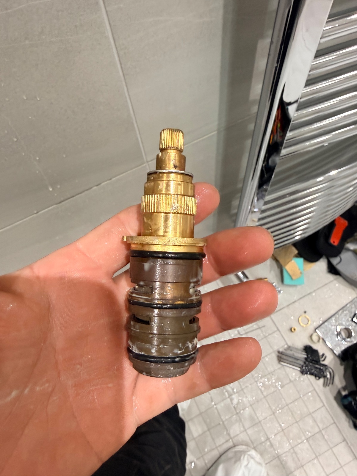 Fixed faulty shower valve mixer. Sourced and replaced next day. near Fawley Close, South Shields — PK Plumbing