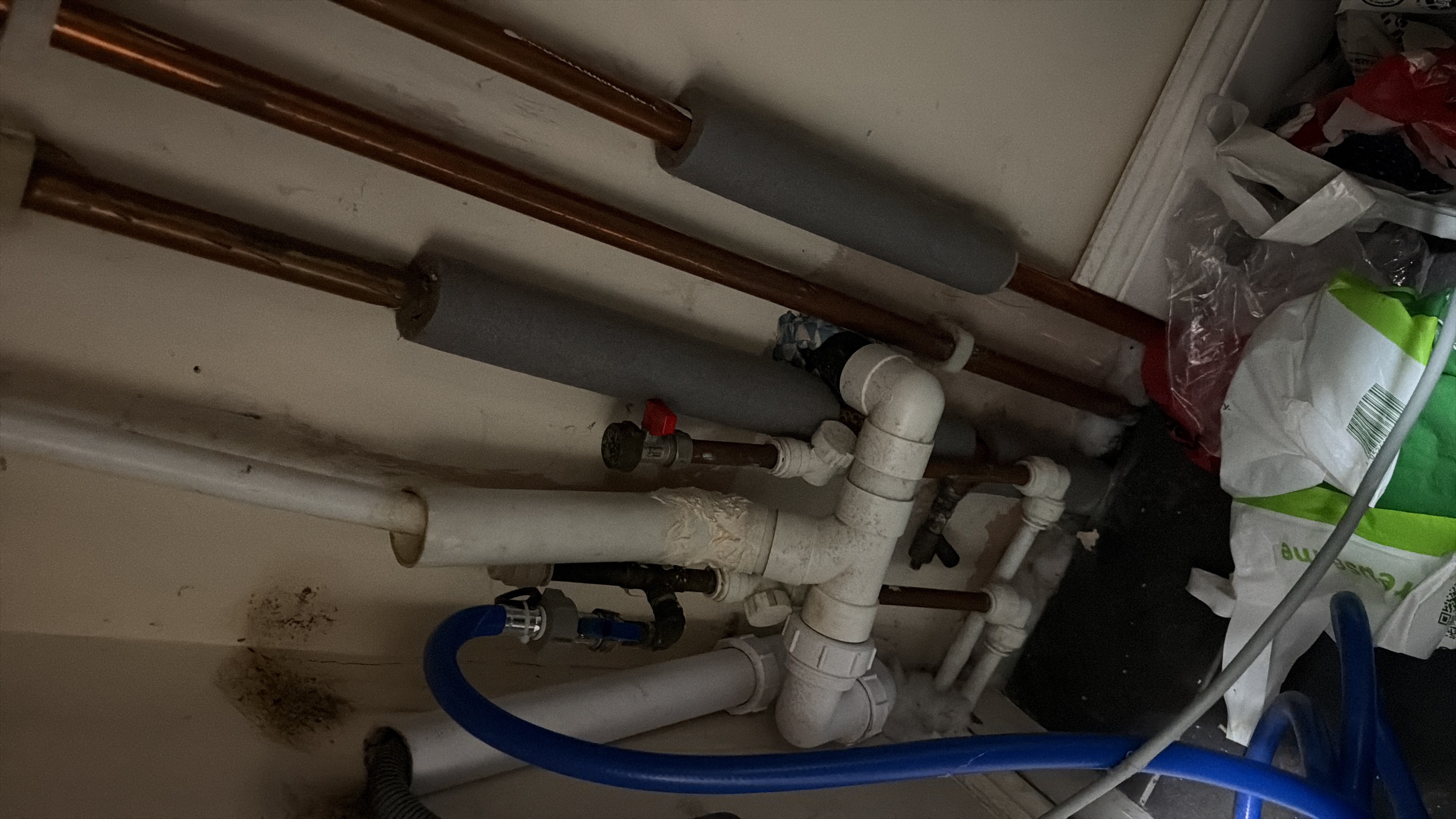 Fixed leak behind washing machine by our gateshead emergency plumbers near pimlico court, gateshead — PK Plumbing